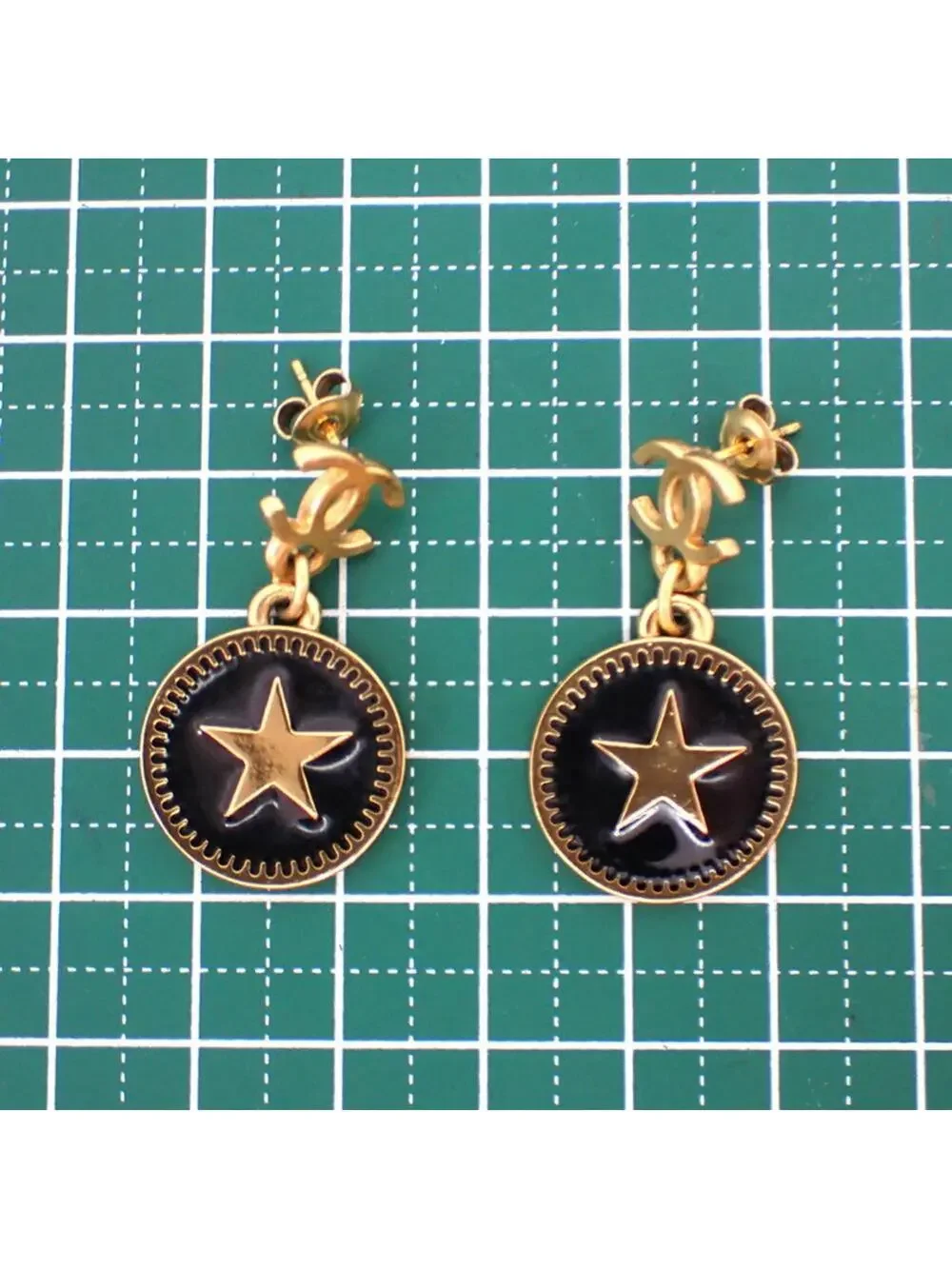 Chanel Earrings Gold-Tone Metal #208436C85B